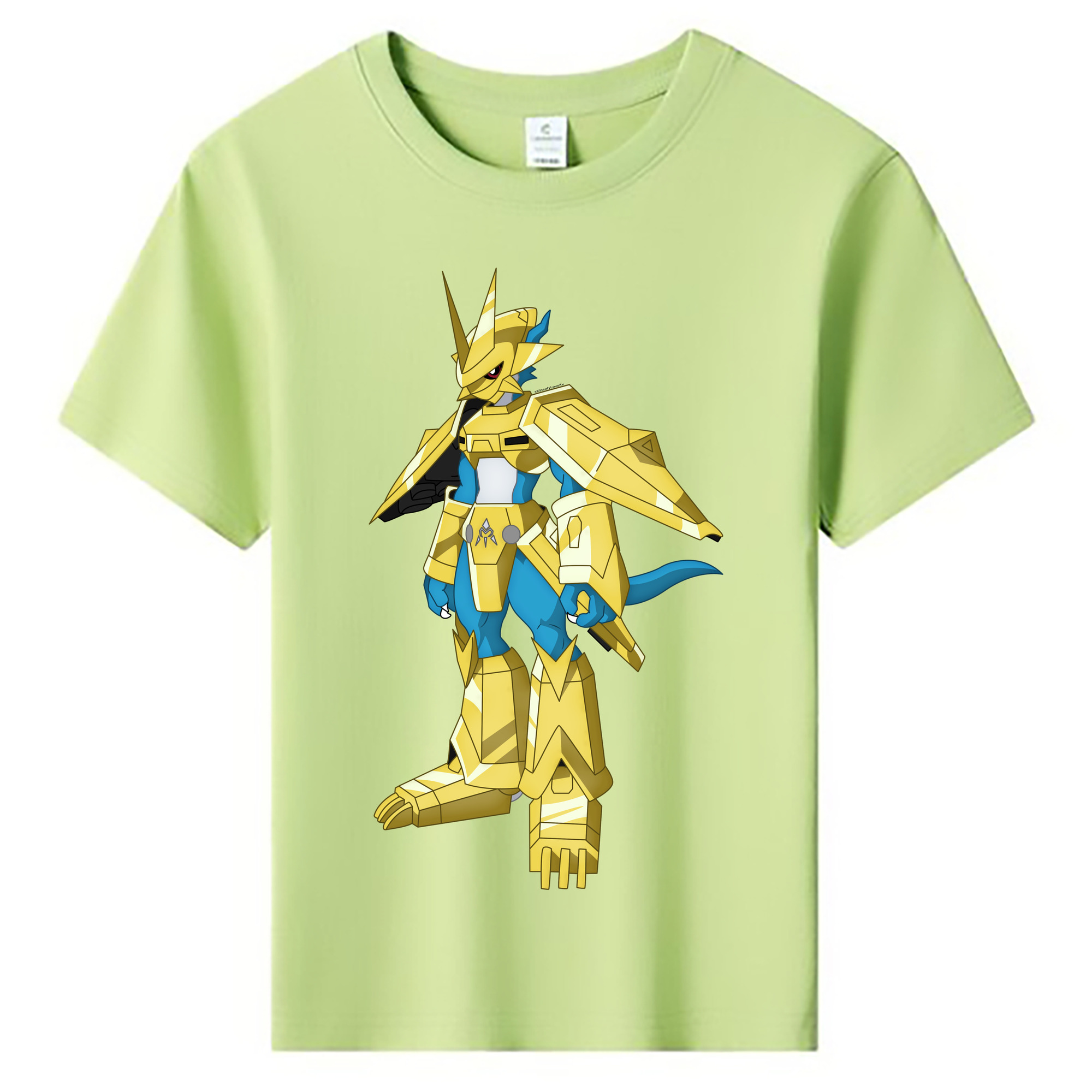 （画像用） Digimon デジタルモンスター/デジモン 綿100％キッズTシャツ（フロントプリント）